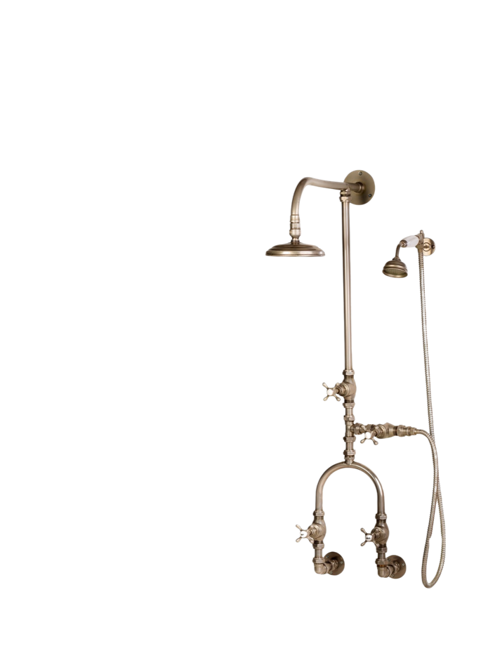 image of an antique showerhead